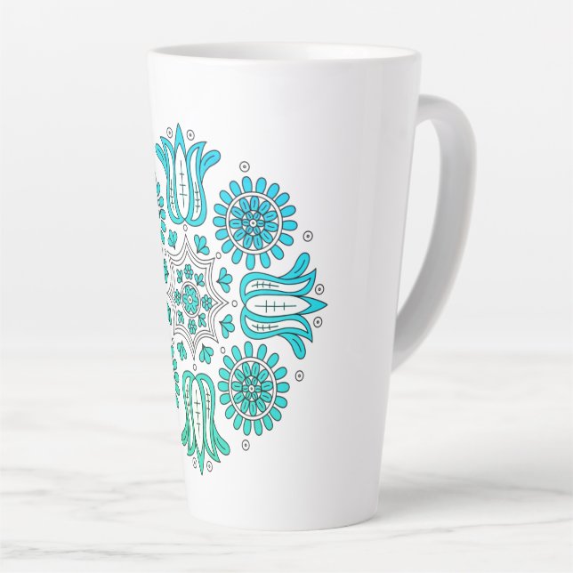 Boho Folk Milchtasse (Rechte Ecke)