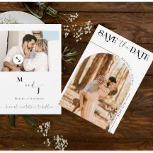 Boho Foto | Modern Save the Date