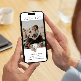 Boho Foto Wedding Save the Date