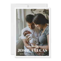 Boho Foto Wedding Save the Date Card