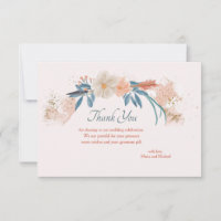 Boho Frame Dankeschön Card