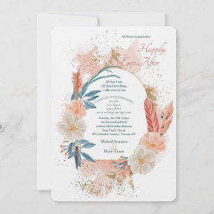 Boho Frame Deuxième Faire-part de mariage