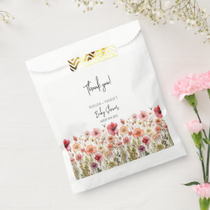 Boho frischen Blume Babydusche Geschenktütchen