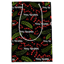 Boho fröhlich und verlasse Weihnachtswrapping Pape
