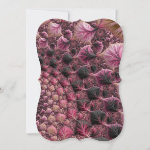 Boho Funky Eklektische Rosa Schwarze Abstrakte Fra