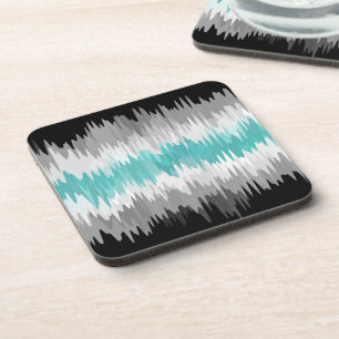 Boho Funky Wavy Abstract Libramasculine Stolzflagg Getränkeuntersetzer