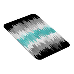 Boho Funky Wavy Abstract Libramasculine Stolzflagg Magnet