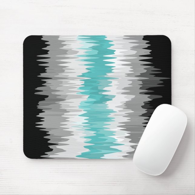 Boho Funky Wavy Abstrakt Libramasculine Prilag Mousepad (Mit Mouse)