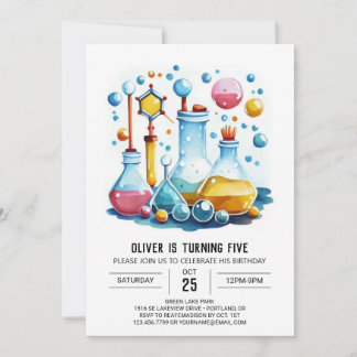 Boho Fusion Potion Scientist zum Geburtstag Einladung