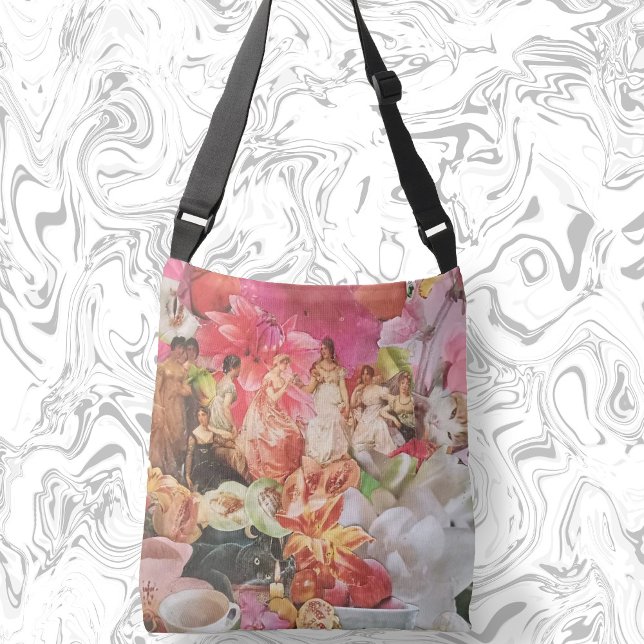 Boho Ganzkörpertasche mit Blumendamen Tragetaschen Mit Langen Trägern (Von Creator hochgeladen)