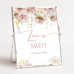 Boho-Garten Liebe ist süß, nimm ein Geschenk Poste Poster