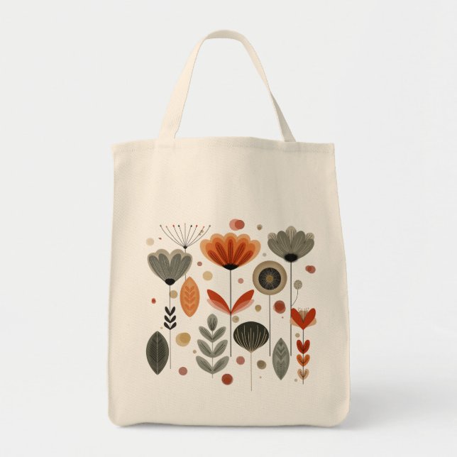 Boho-Garten Tragetasche (Vorne)