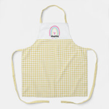 Boho Gelb Gingham Custom Mama Errichtet Jahr Anden