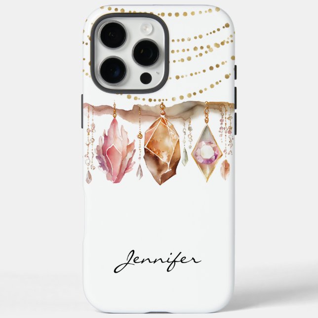 Boho Gem Native American iPhone 16 Pro Max Hülle (Rückseite)