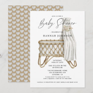 Boho Gender Neutral Baby Shower Einladung