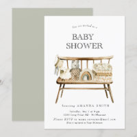 Boho Gender Neutral Sage Green Rainbow Baby Shower