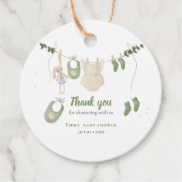 Boho Gender Neutral Vintag Baby Rustikale Dusche Geschenkanhänger
