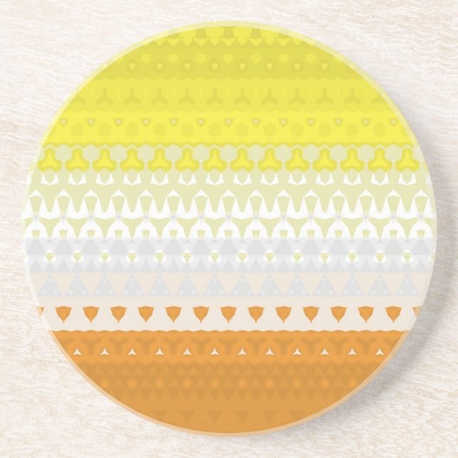 Boho Geometric Abstrakt Maverique Pride Flag Getränkeuntersetzer (Vorne)