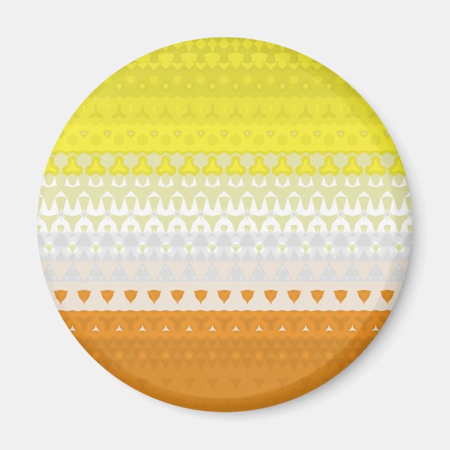 Boho Geometric Abstrakt Maverique Pride Flag Magnet (Vorne)