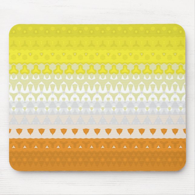 Boho Geometric Abstrakt Maverique Pride Flag Mousepad (Vorne)