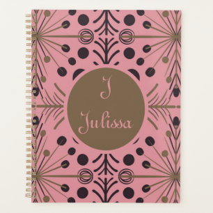 Boho Geometric Arrow Personalisiert Planer