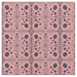 Boho Geometric Arrow Pink Pattern Stoff