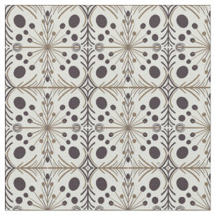 Boho Geometric Arrow White Pattern Stoff