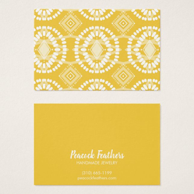 Boho Geometric Earring Necklace Juwelier Display (Vorne & Hinten)