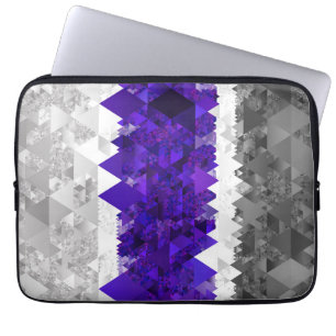 Boho-Geometrischer-Mod-Retro-Greygender-Stolz-Flag Laptopschutzhülle