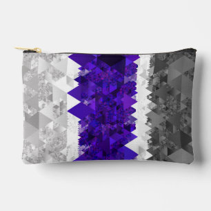 Boho-Geometrischer-Mod-Retro-Greygender-Stolz-Flag Zubehörtasche