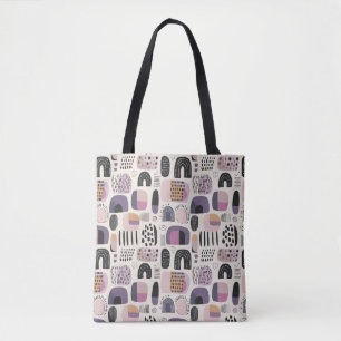 Boho geometrisches abstraktes Muster Tasche