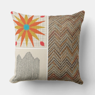 Boho-Geometrisches Kissen – Erdige Textur-Kissen 