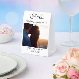 Boho-Geschenk-Foto-Podest-Schild Tischaufsteller