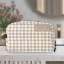Boho-Gingham-Muster Karo neutrale Name