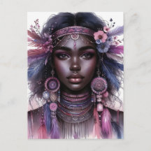 Boho Girl AI Kunst Boheme Mode