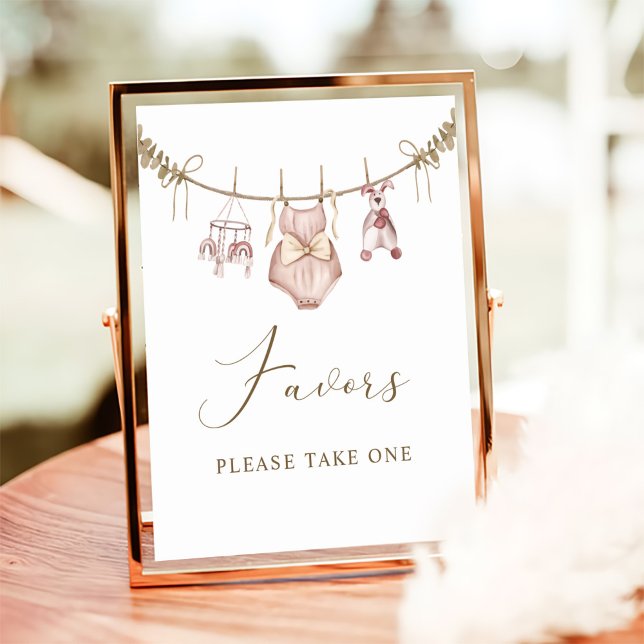 Boho Girl Baby Clothes Kinderdusche bevorzugt Schi Poster (Von Creator hochgeladen)