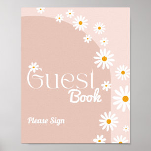 Boho Girl baby shower livre d'or