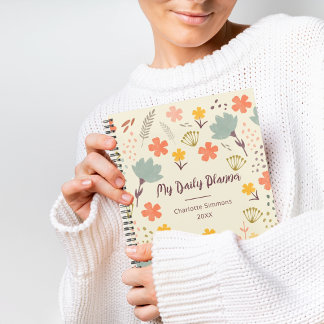 Boho Girly Personalisiert Daily Planer