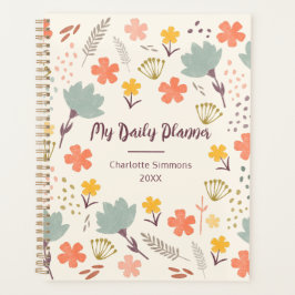 Boho Girly Personnalisé Daily Planner