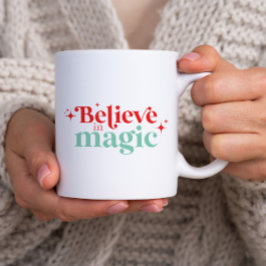 Boho glaubt an magischen Weihnachten modernen Schr Kaffeetasse