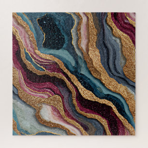 Boho Glitter Achat Puzzle
