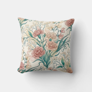 Boho Gold Blumen Kissenhülle Kissen