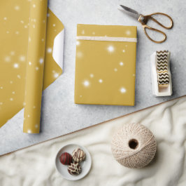 Boho Gold Starlight Geschenkpapier