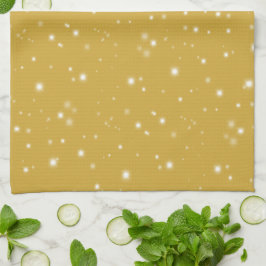Boho Gold Starlight Geschirrtuch