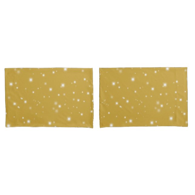 Boho Gold Starlight Kissenbezug (Vorderseite-Set)