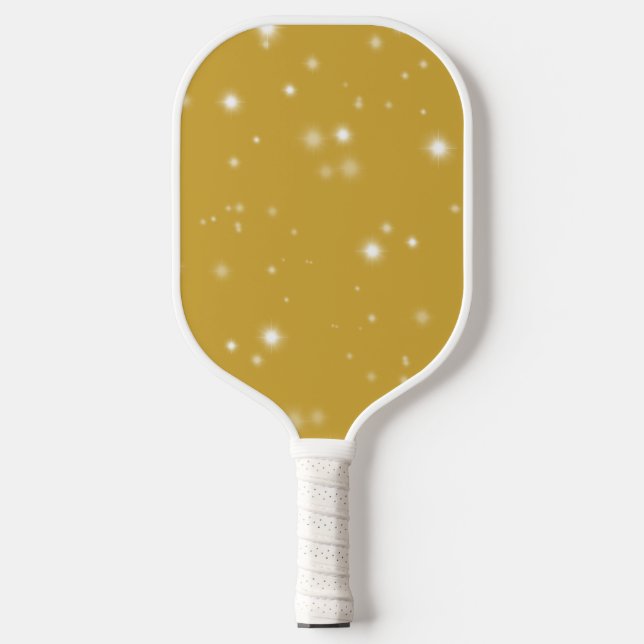 Boho Gold Starlight Pickleball Schläger (Vorderseite)