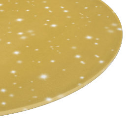 Boho Gold Starlight Schneidebrett