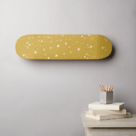 Boho Gold Starlight Skateboard