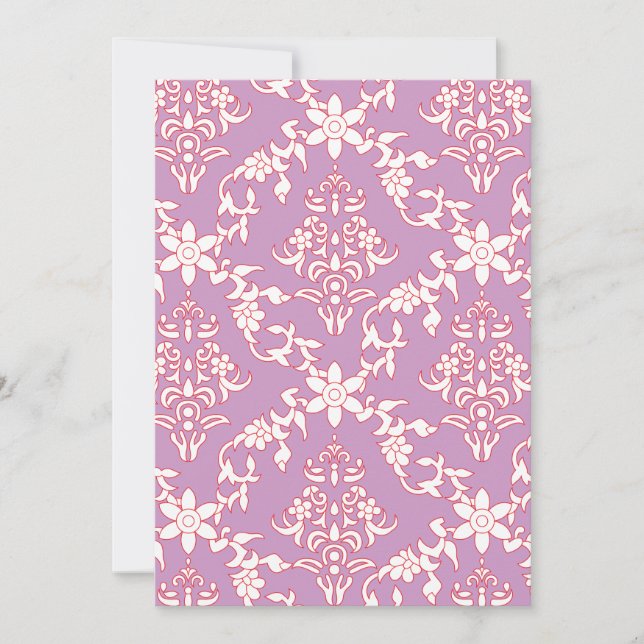 Boho Gold Wedding Invite | DRP-Karte Einladung (Vorderseite)