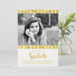 Boho Golden Arrows Abschluss Ankündigung